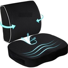 Marma Visco Cocix Oturma Minderi ve Oto Araç Ofis Koltuk Sandalye Bel Destek Minderi