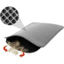 UltraMint Kedi Kumu Tuvalet Önü Paspası 65X45, Elekli Büyük Boy, Temizlik Sağlar