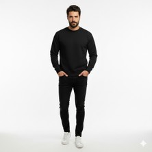 Viane Privilege Pamuklu Sweatshirt Bisiklet Yaka Standart Rahat Kalıp (Regular Fit) Erkek/kadın/unisex