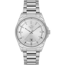 Platin Pierre HDS-PL-1204GA-A1 Çelik Kordon Takvimli Erkek Kol Saati