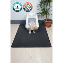 UltraMint 75X110 cm Hücreli Kedi Kumu Paspası, Temiz ve Konforlu Tuvalet Alanı