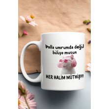 giftkonsept Her Halim Müthiş Baskılı Komik Hediyelik Kupa Bardak