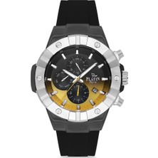 Platin Pierre HDS-PL-1079GA-J12 Silikon Kordon Fonksiyonları Aktif Erkek Kol Saati