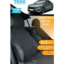 Normadia Yumuşak ve Nefes Alabilir Oto Koltuk Koruyucu Kılıf Seti Siyah