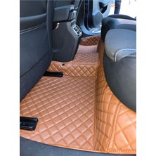 Normadia Dacia Sandero Stepway 2021-2025 Uyumlu Taba Tarçın Deri Oto Paspas