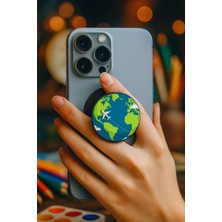 Normadia Pratik Telefon Tutucu Pop Socket Siyah, Rahat Kullanım, Dayanıklı Tasarım