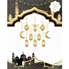 Najmaddin Ramazan Tavan Süsü 10'lu Metalize Gold