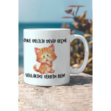 giftkonsept Yıllarımı Verdim Ben Baskılı Komik Hediyelik Kupa Bardak