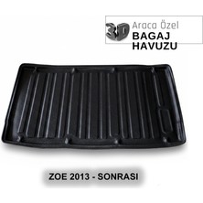 Elorcar Renault Zoe 2013 - Sonrası 3D Bagaj Havuzu