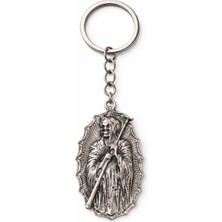 Herşey Nota Detaylı Metal Figür Anahtarlık – Oval Form Tasarım