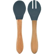 Oioi Mama Kaşığı ve Çatal Seti Deep Blue