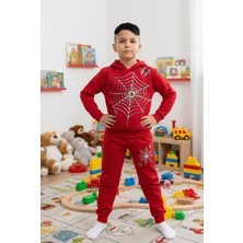 Gigas 2 Ip Işıklı Örümcek Adam Kapüşonlu Maskeli Erkek Çocuk Takım