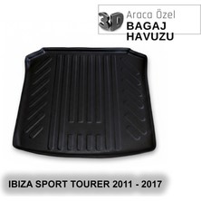 Elorcar Seat Ibıza Sport Tourer 2011 - 2017 3D Bagaj Havuzu