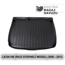 Elorcar Seat Leon Hb (Ince Stepneli Model) 2006 - 2012 3D Bagaj Havuzu