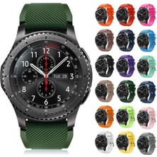 Kumi Samsung Gear S3 Frontier Classic ve Watch Silikon Kordon Kayış