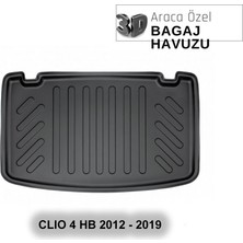 Elorcar Renault Clıo 4 Hb 2012 - 2019 3D Bagaj Havuzu