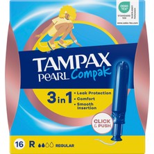 Tampax Pearl Compak Tampon Normal 16 Adet