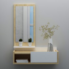 Betroya Maya Beyaz Safirmeşe Aynalı Dresuar