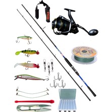 SAFARİ AV BAYİ SBS Profesyonel Ip Misinalı Spin Olta Seti - At-Çek Oltası Tam Takım - Japon Kalitesi