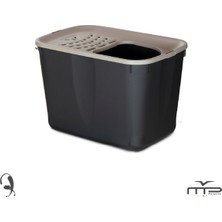 UltraMint Üstten Giriş Kedi Tuvaleti, 58X38X39CM, Pratik ve Temiz Kullanım