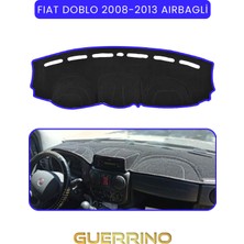 Normadia Doblo 2008-2013 Airbag Torpido Koruyucu Halısı Mavi Kenar