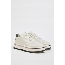 Faruk Balkanas Danilo Model Ithal Taban Natural Deri Sneaker Ayakkabı