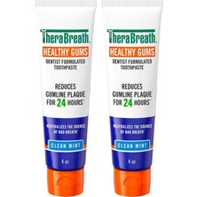 Thera Breath Healthy Gums Clean Mint Diş Macunu 2’li Paket 2X113GR