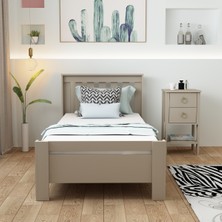 Betroya 2 Set Yatak Odası Takımı Kumtaşı Optima Karyola Cevher Komodin