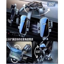 Normadia Araç Torpido Üstü Vakumlu Telefon Tutucu, Ayarlanabilir Uzun Kollu CM-255