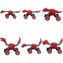 Uzayan Dinazor Arabalar 18 cm - Kırmızı