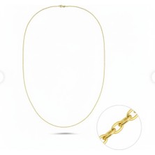 Tabitela Altın Kaplama Gümüş Zincir SM12727