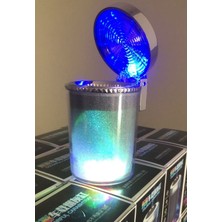 Normadia 7 Renkli Rgb LED Oto Küllük Kapaklı, Şık ve Fonksiyonel Araç Küllüğü