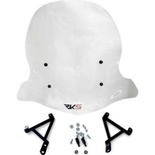 Monero Rks Vrs 125 Ön Siperlik Camı Şeffaf (El Korumalıklı)