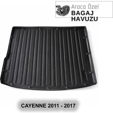 Elorcar Porsche Cayenne 2011 - 2017 3D Bagaj Havuzu