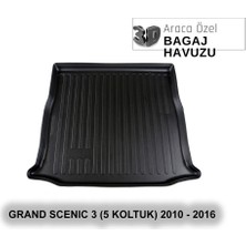 Elorcar Renault Grand Scenıc 3 (5 Koltuk) 2010 - 2016 3D Bagaj Havuzu