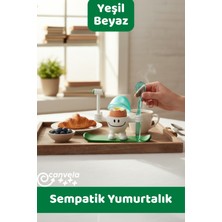 İstisna Yeşil Beyaz Afacan Sevimli Yumurtalık Çocuk Beslenme Eğitimine Destek Sempatik Çocuk Yumurtalığı