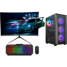 ROTAMPC-RT3203 I5 9.nesil 9500 16GB Ddr4 512GB SSD 12GB Arc B580 VGA "24 Oyun Bilgisayarı