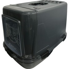 UltraMint Pratik ve Hijyenik Kapalı Kedi Tuvaleti, Rahat Kullanım Sağlar