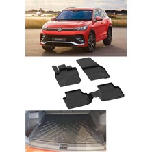 Normadia Yeni Tiguan Için Çok Amaçlı Havuzlu Paspas ve Bagaj Havuzu Seti