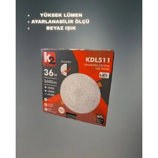 Kendal Elektrik K2 KDL511 Ayarlanabilir Kristal Sıva Altı LED Panel 36W Beyaz Işık