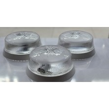 İNWATT Sıva Üstü Plastik Tavan Glop Armatür Tek Duylu 3 Adet