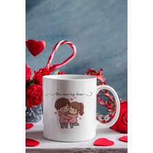giftkonsept You Are My Love Sevgililer Günü Hediyesi Baskılı Kupa Bardak
