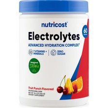 Nutricost Electrolytes  7+ Vit. Min. 60 Servis - Fruit Punch - Advanced Hydration Complex