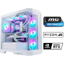Xaser Msi Mag Pano White X110 Ryzen 7 5700X 32GB Ram 1tb M.2 Nvme SSD 16GB RTX5060 Ti Sıvı Soğutmalı Msı Oyuncu Oem Paket