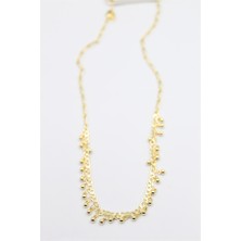 Beta Moda Hub Top Sallantılı Kolye - Altın