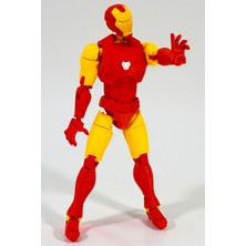 Hunga Iron Man Oynar Eklemli Hareketli Robot Oyuncak Aksiyon Figürü Dummy