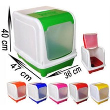 UltraMint Pratik ve Temiz Kapalı Kedi Tuvaleti, Hijyenik Kullanım Sağlar