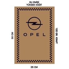 Normadia 35X50 cm Kraft Oto Paspası, Dikey, 120 Gr., 100 Adet