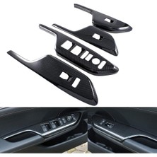 Normadia Karbon Fiber Cam Kontrol Paneli Seti 4 Parça, Honda Civic Fc5 Fk7 2016-2021