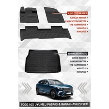 Normadia 4.5d Pro Premium Oto Paspas ve Bagaj Havuzu, T10X 2023-2025 Için